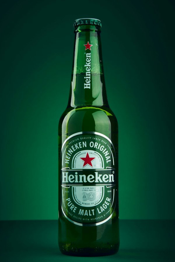 Botellín de cerveza Heineken